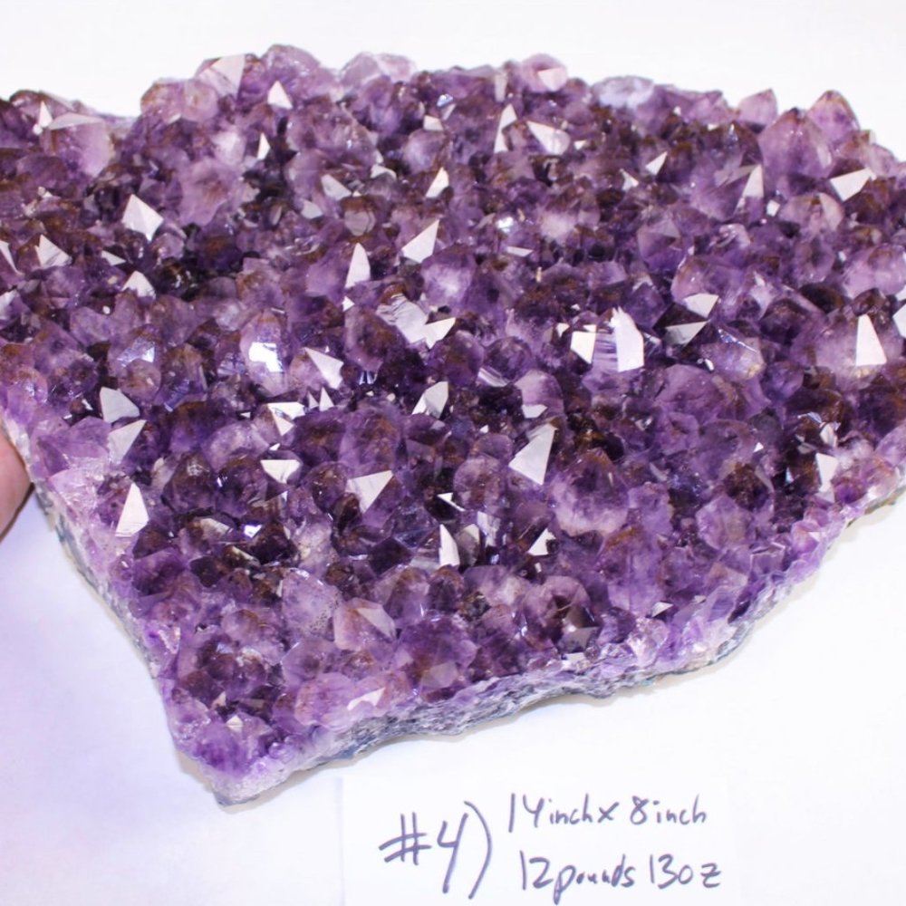 14in Amethyst clusters chunk purple BEST QUALITY